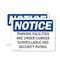 Signmission Parking Facilities Surveillance Patrols OSHA Notice Sign, Plastic, 10in W x 7in L, 2PK OS-2PACK-NS-P-710-L-16321 - alternate 1